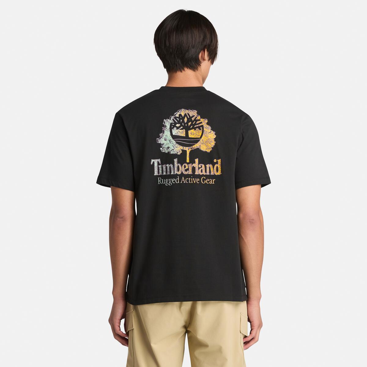 TIMBERLAND Men's Rugged Active Gear Tee Black - Image 4