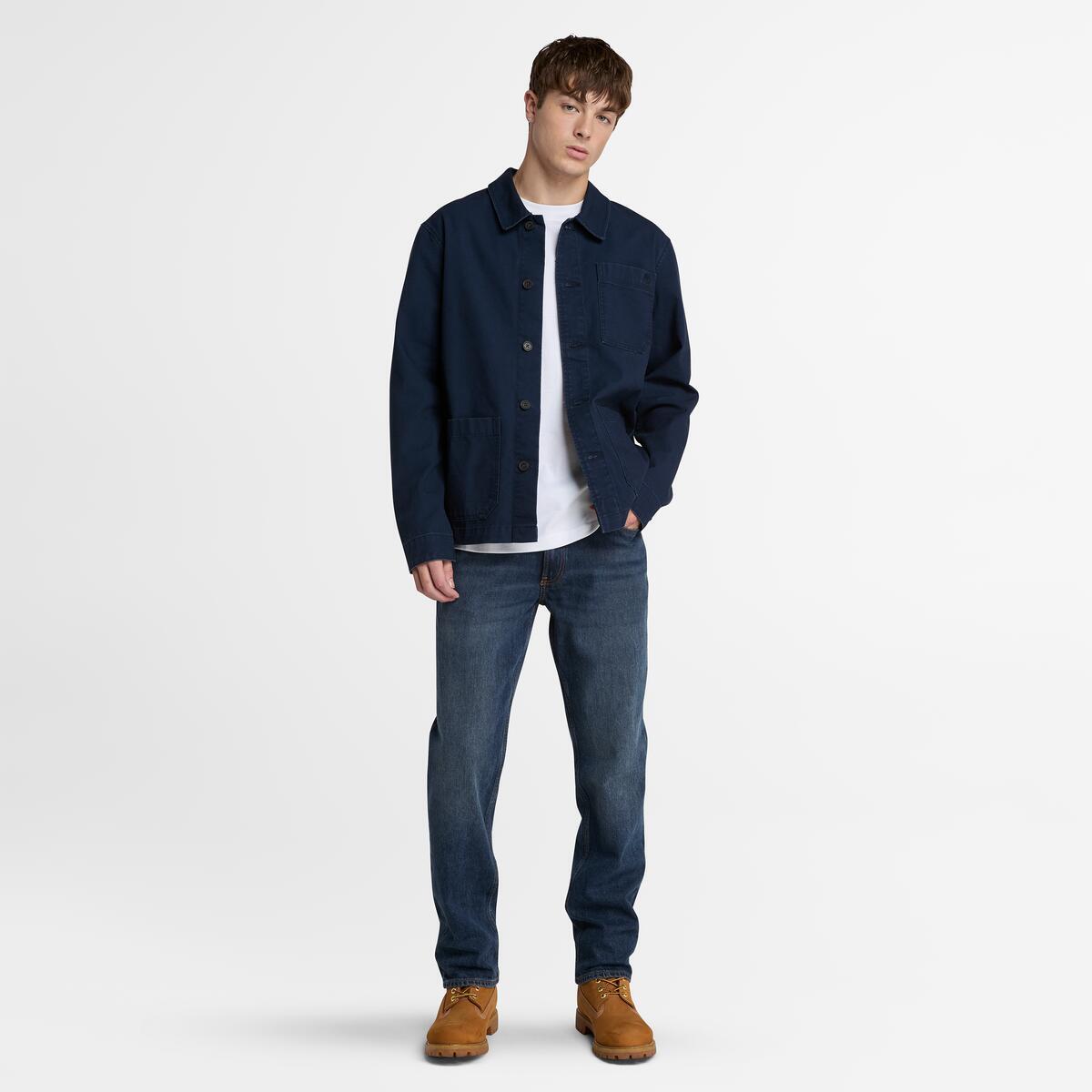 TIMBERLAND Men's Sandown Straight Denim Jeans Mid Indigo - Image 2