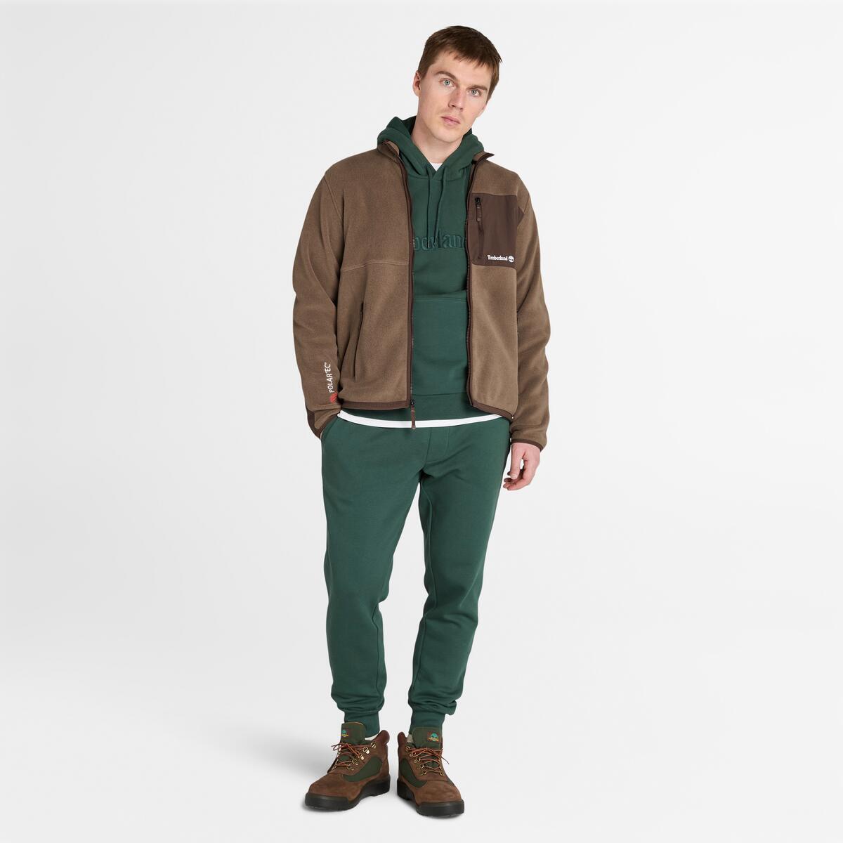 TIMBERLAND Men's Sherburne Polartec Fleece Jacket Chocolate Chip - Image 2