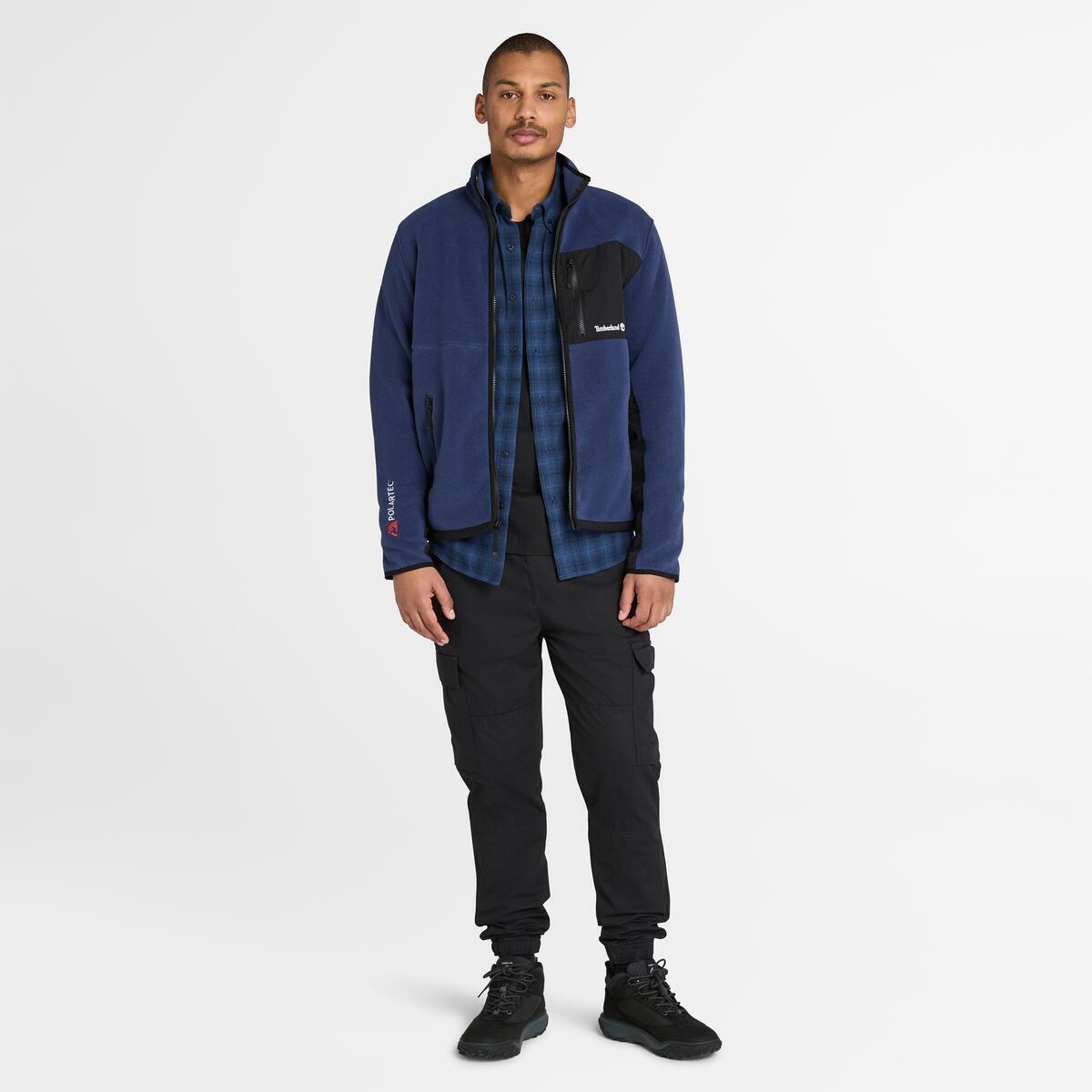 TIMBERLAND Men's Sherburne Polartec Fleece Jacket Peacoat - Image 2
