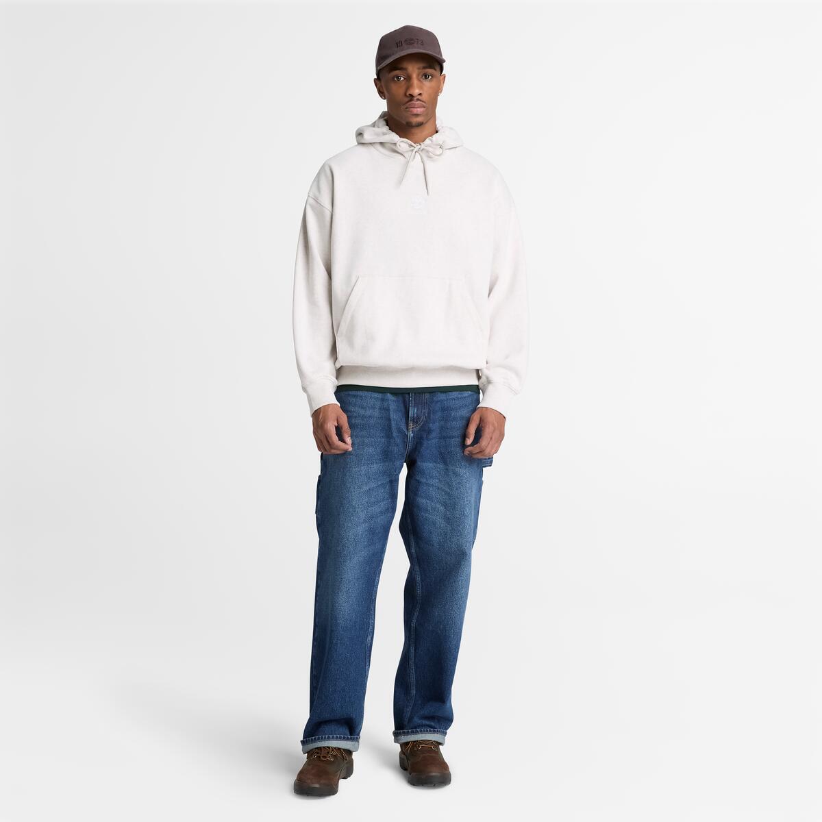 TIMBERLAND Men's Shorewood Hoodie Light Oatmeal Heath - Image 2