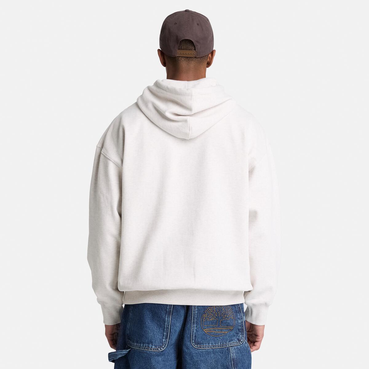 TIMBERLAND Men's Shorewood Hoodie Light Oatmeal Heath - Image 3