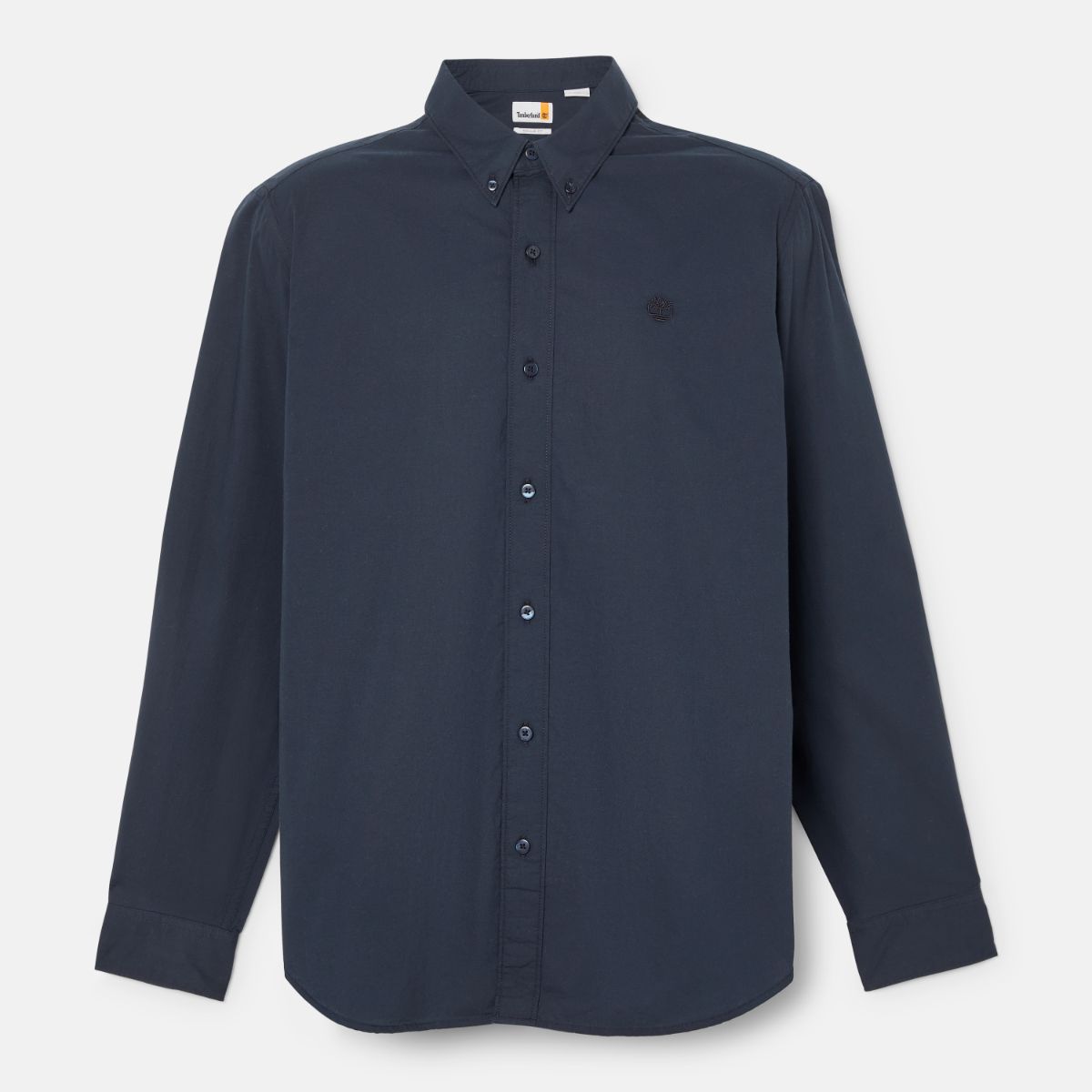 TIMBERLAND Men's Solid Poplin Shirt Dark Sapphire - Image 6