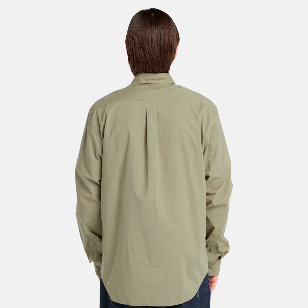 TIMBERLAND Men's Solid Poplin Shirt Cassel Earth - Image 4