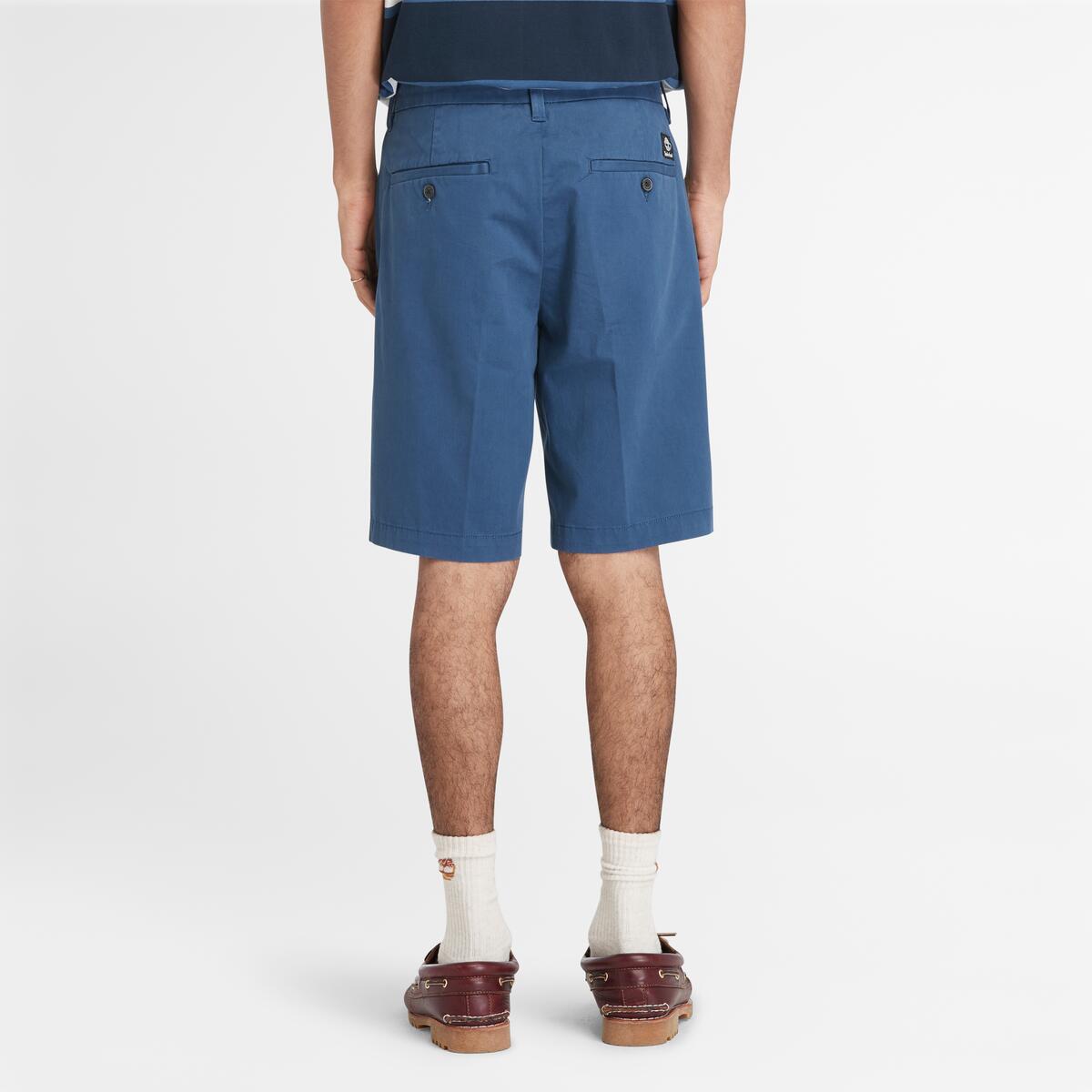 TIMBERLAND Men's Squam Lake Stretch Chino Short (10in) Dark Denim - Image 4