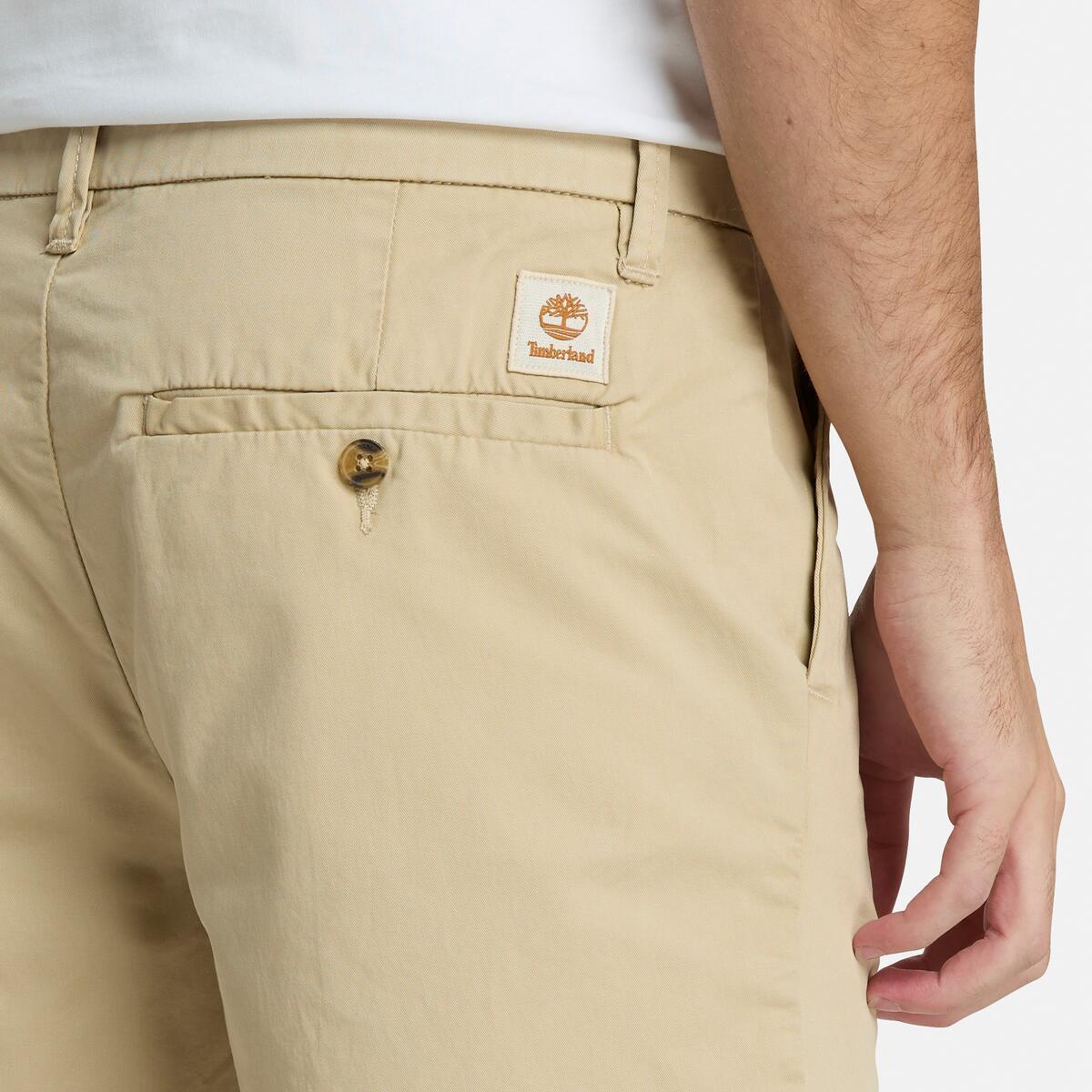 TIMBERLAND Men's Squam Lake Stretch Chino Short (10in) Safari - Image 3