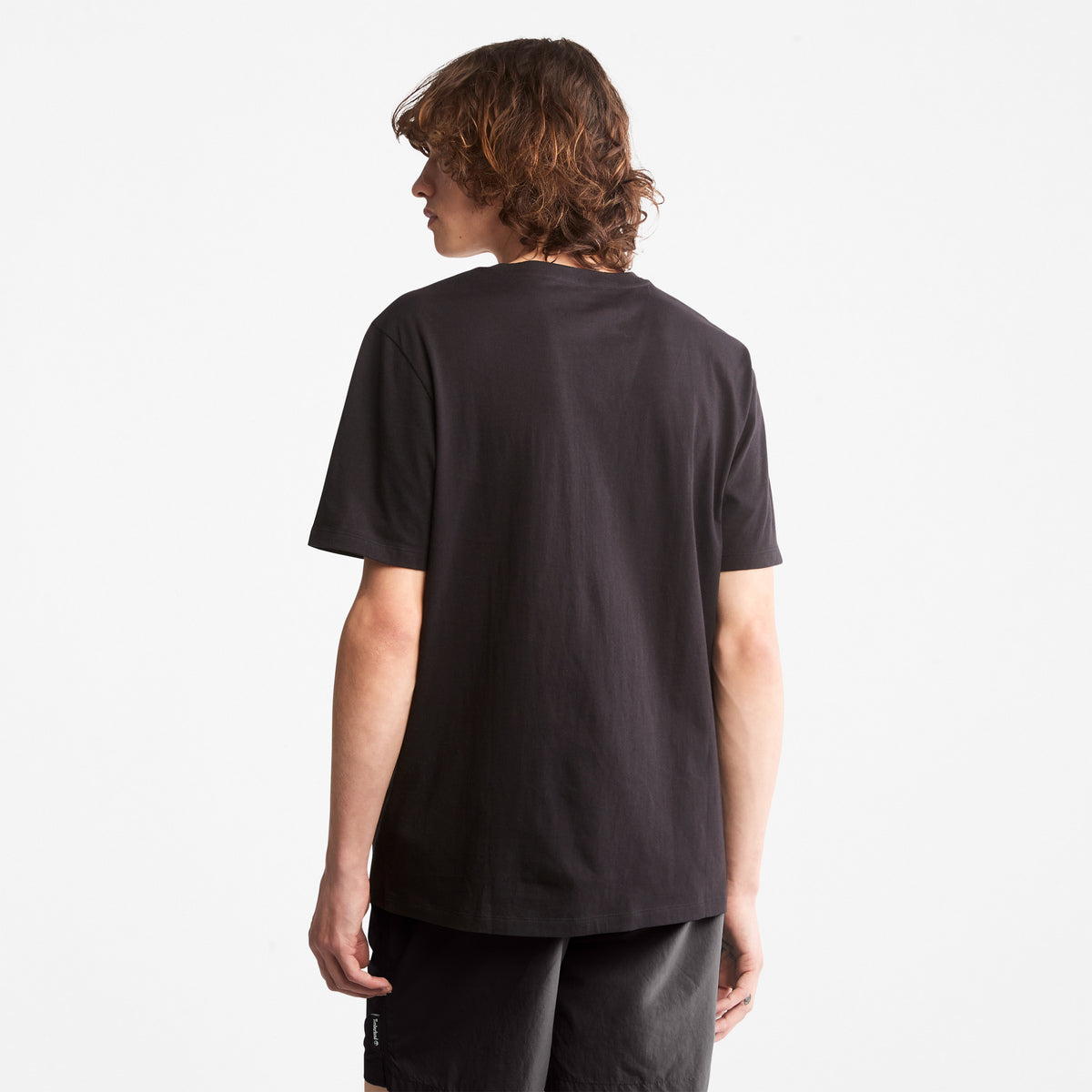 TIMBERLAND Men's Stack Logo Tee Black Wheat Boot - Image 2