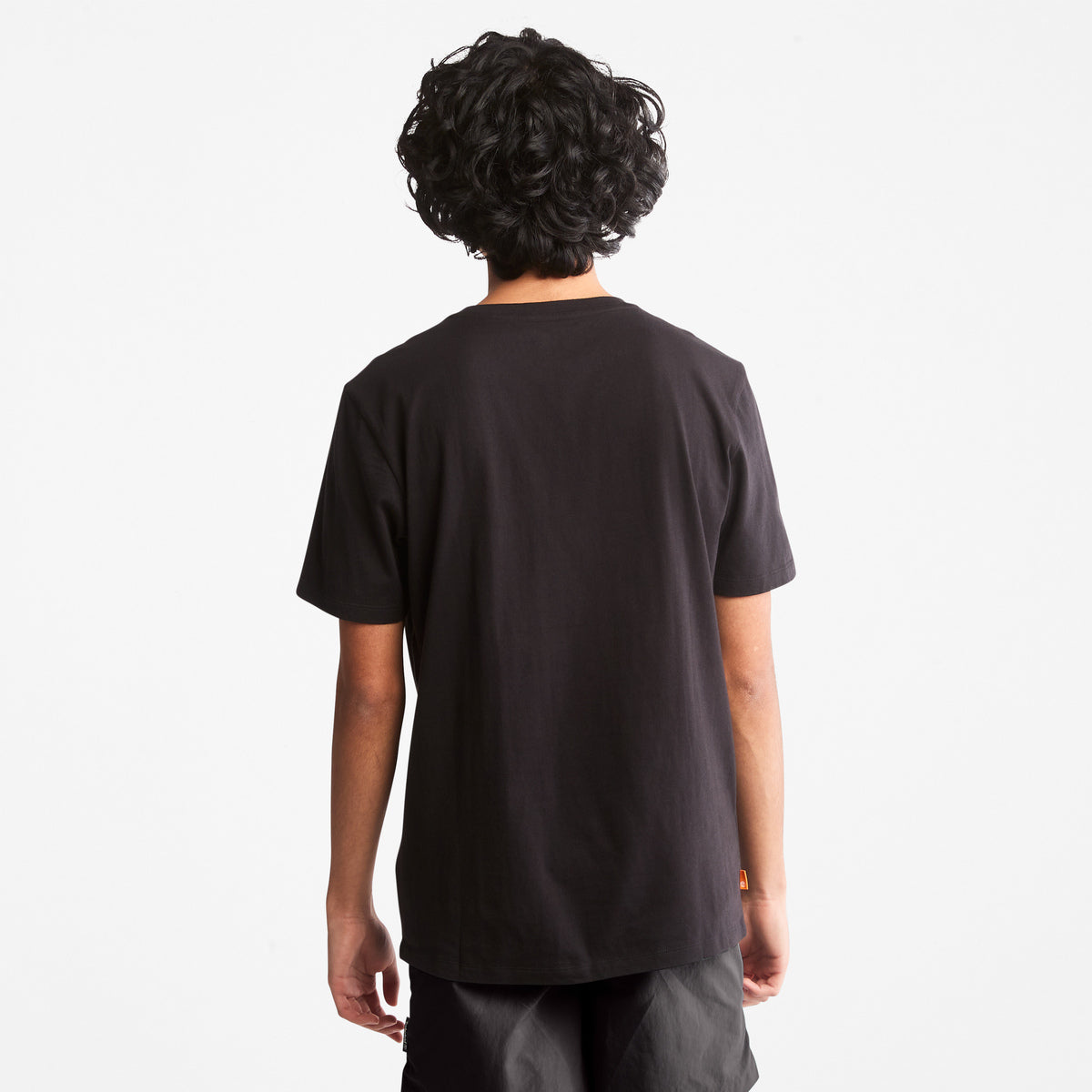 TIMBERLAND Men's Stack Logo Tee Black Wheat Boot - Image 3