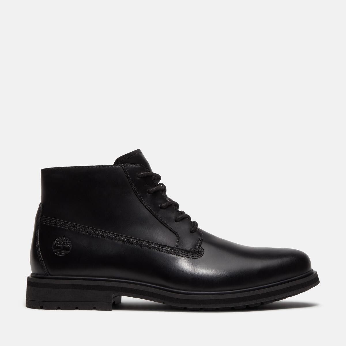 TIMBERLAND Mens Stormbucks Chukka Black Full Grain - Image 1