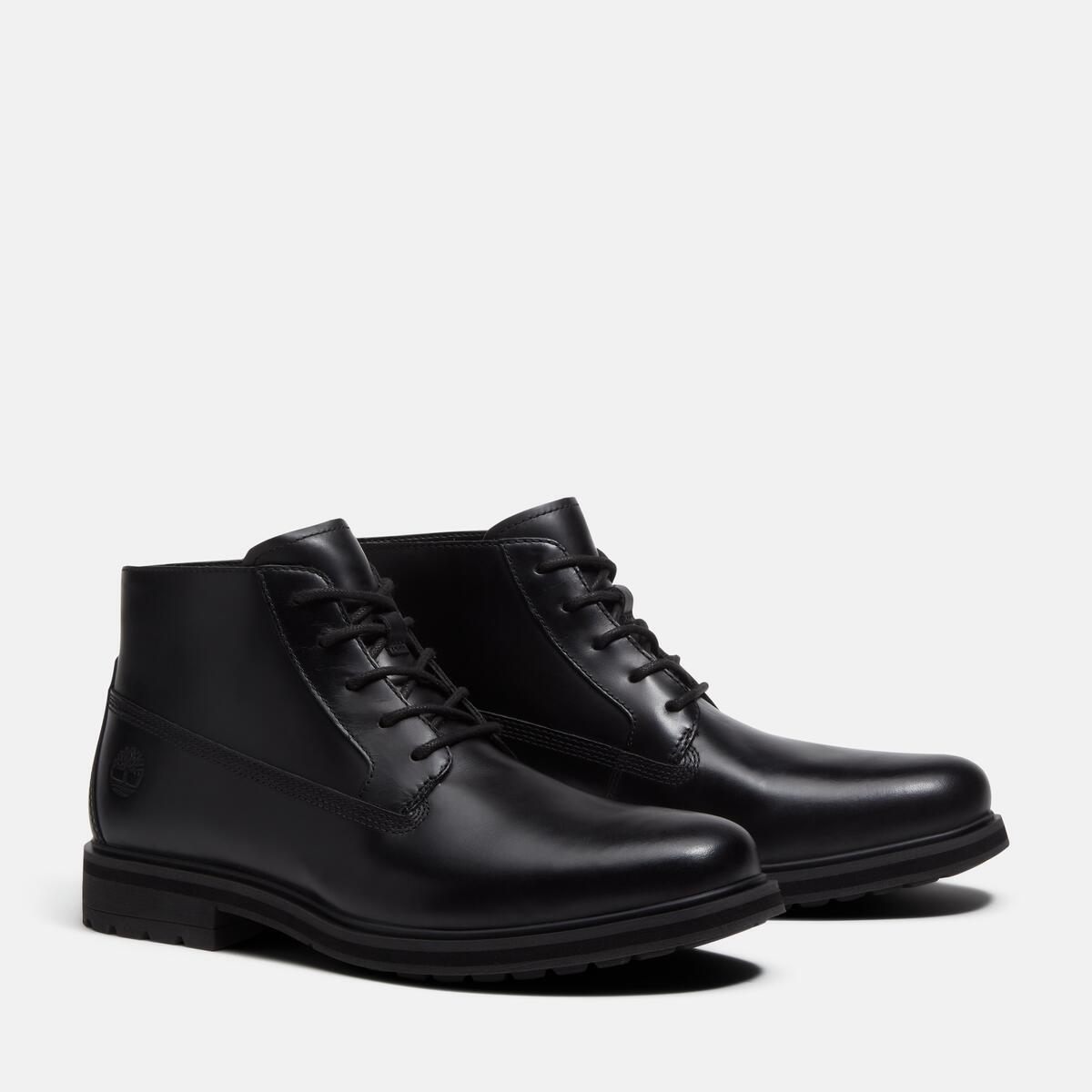 TIMBERLAND Mens Stormbucks Chukka Black Full Grain - Image 2
