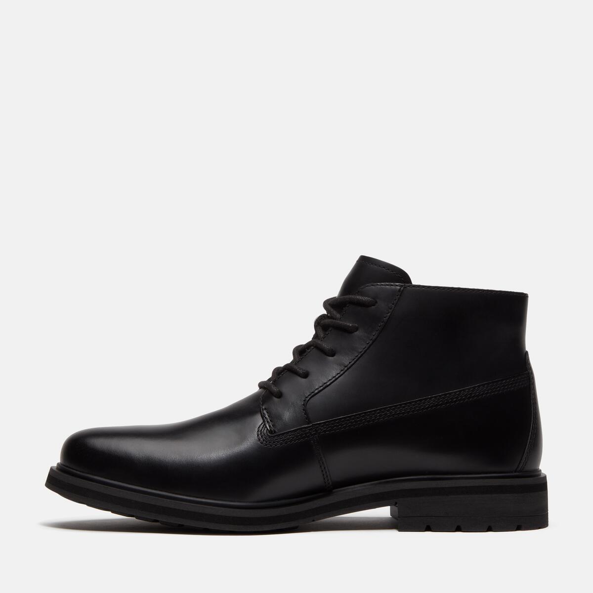 TIMBERLAND Mens Stormbucks Chukka Black Full Grain - Image 6