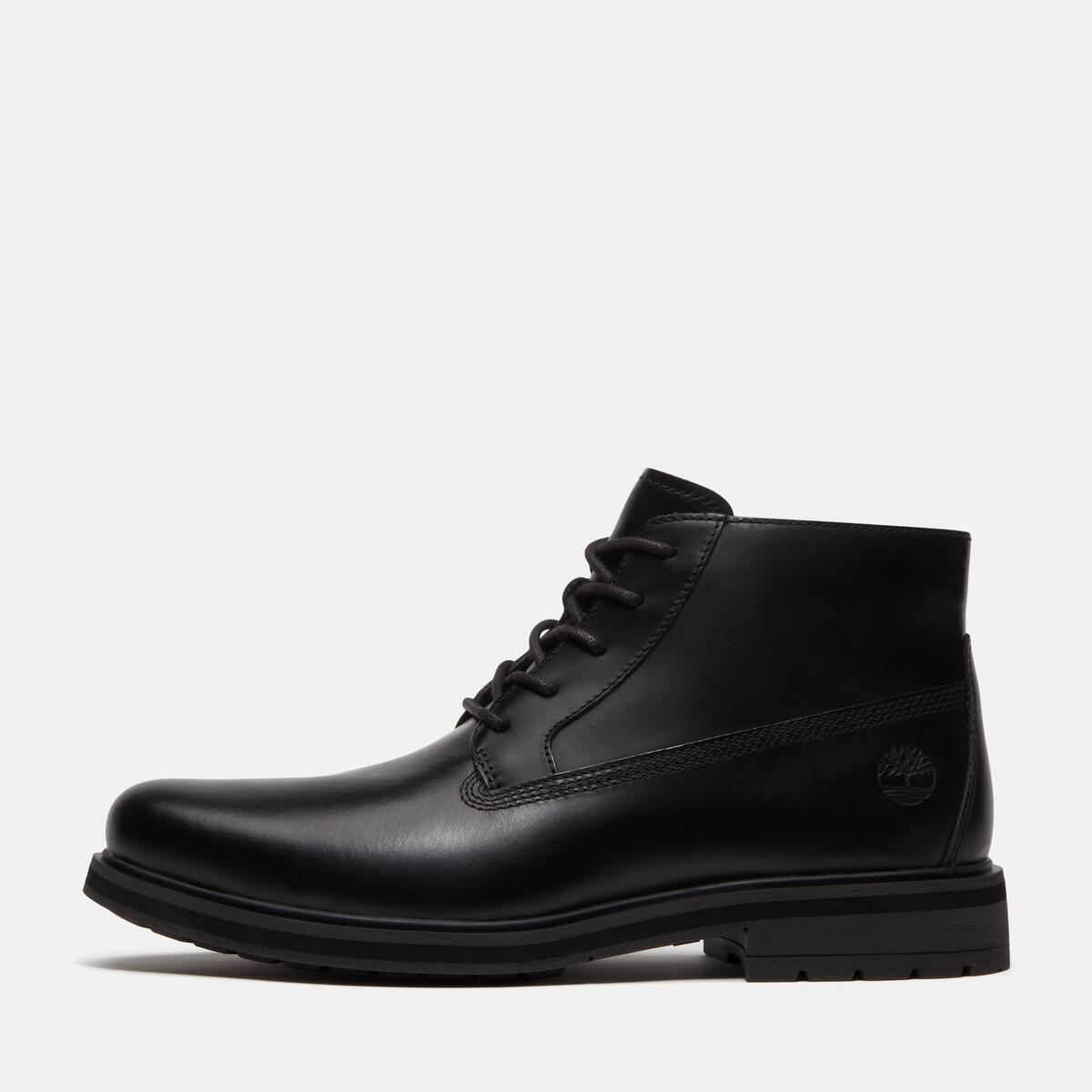 TIMBERLAND Mens Stormbucks Chukka Black Full Grain - Image 8