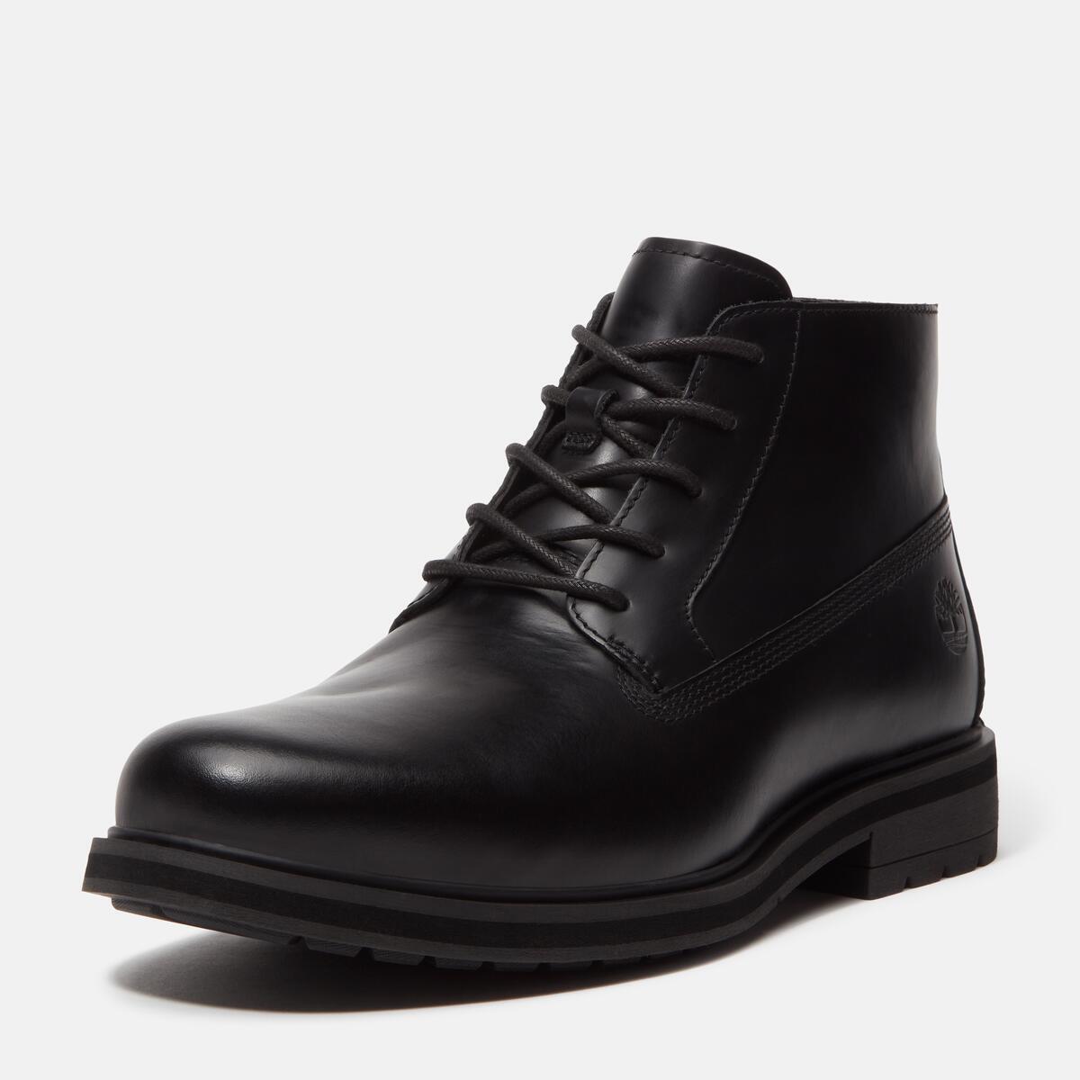 TIMBERLAND Mens Stormbucks Chukka Black Full Grain - Image 9