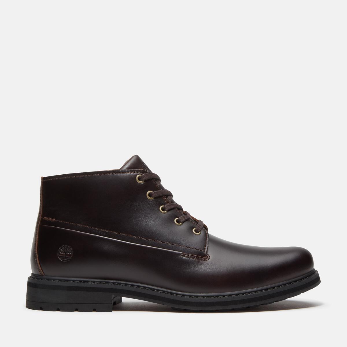 TIMBERLAND Men's Stormbucks Waterproof Chukka Dark Brown Full Grain - Image 1