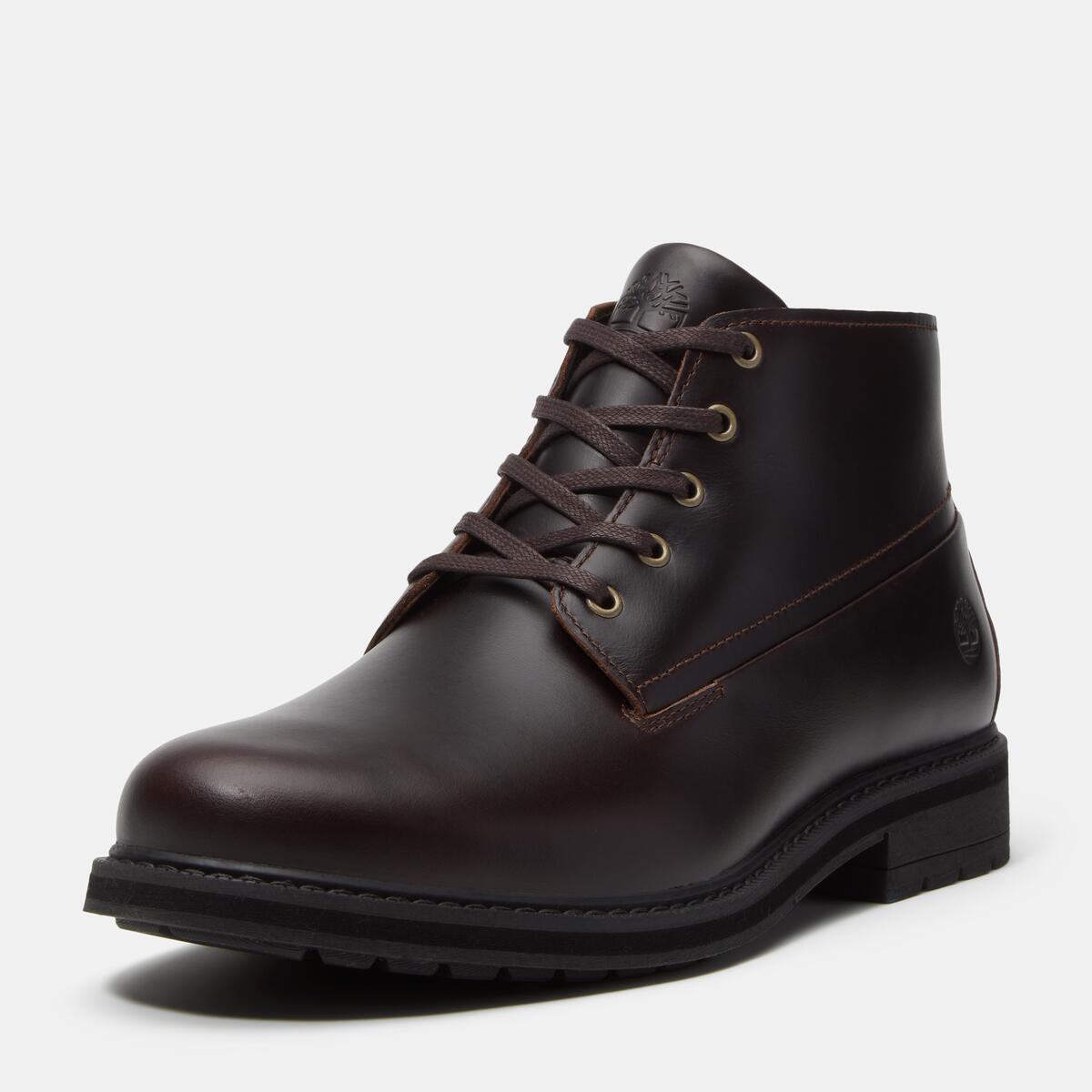TIMBERLAND Men's Stormbucks Waterproof Chukka Dark Brown Full Grain - Image 2