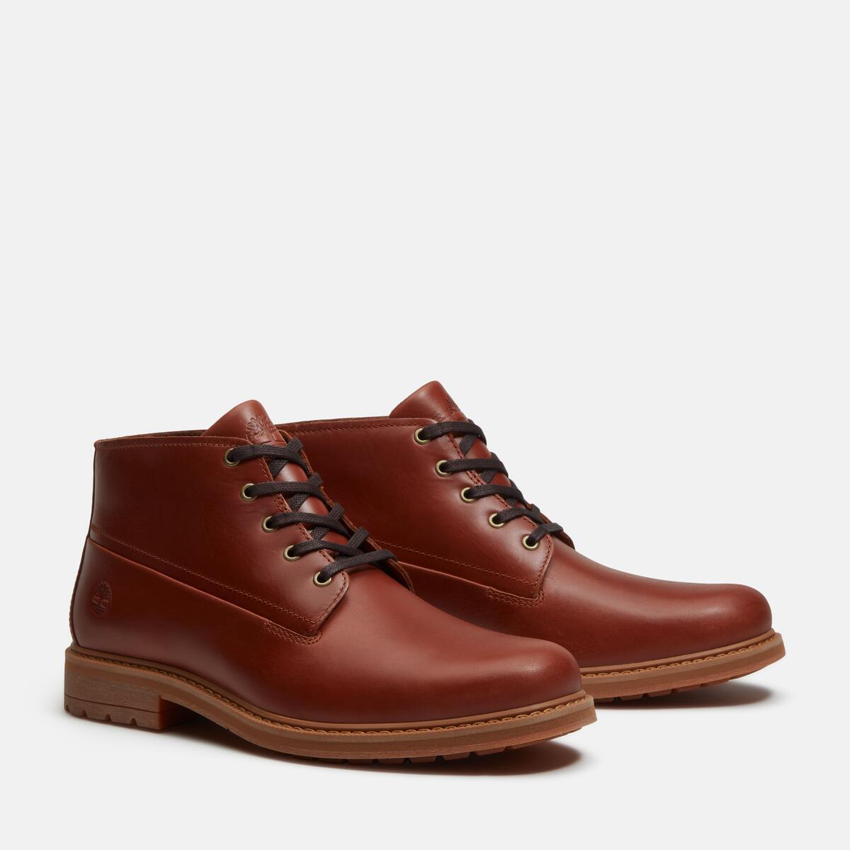 TIMBERLAND Men's Stormbucks Waterproof Chukka Rust Full Grain - Image 2