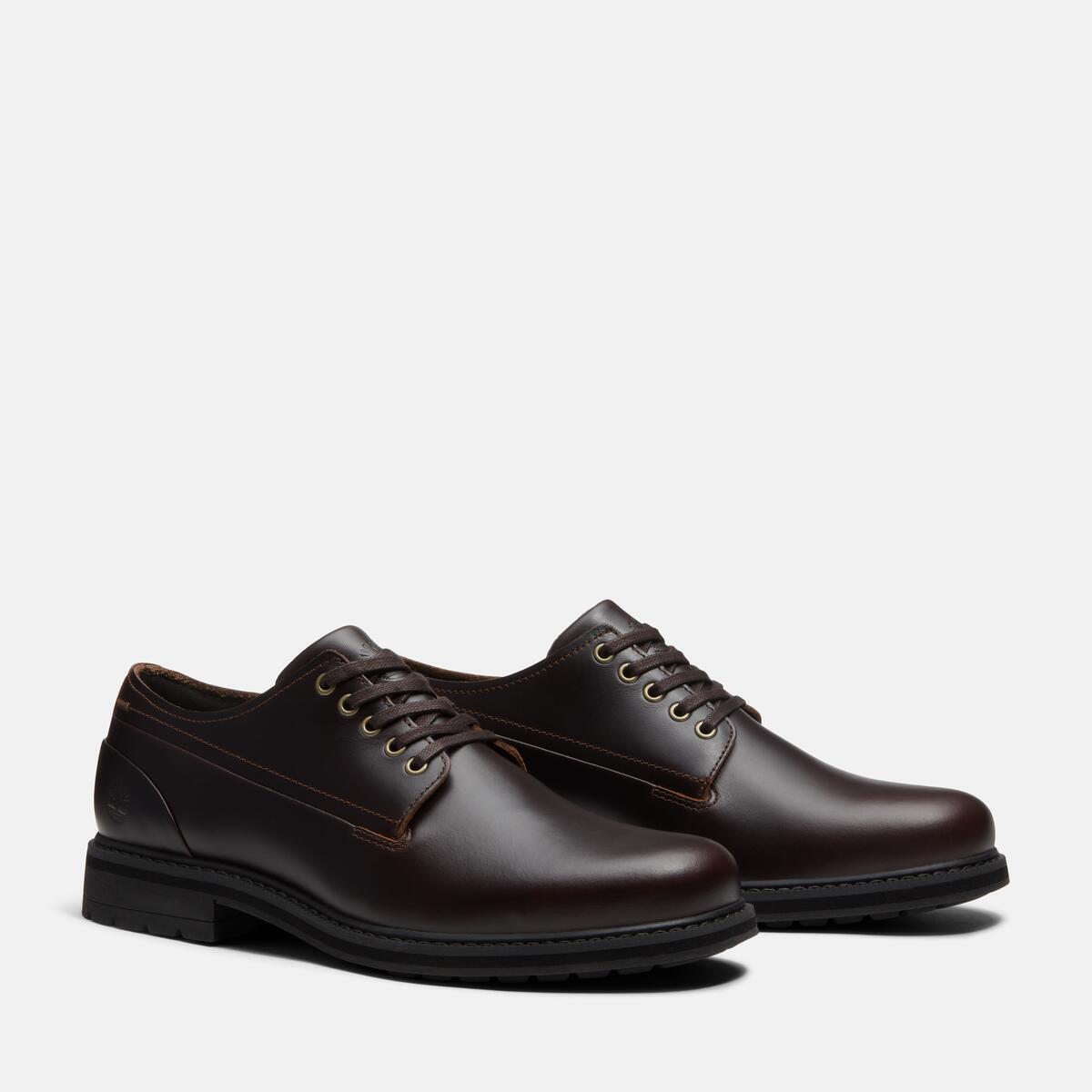 TIMBERLAND Men's Stormbucks Waterproof Oxford Dark Brown Full Grain - Image 2