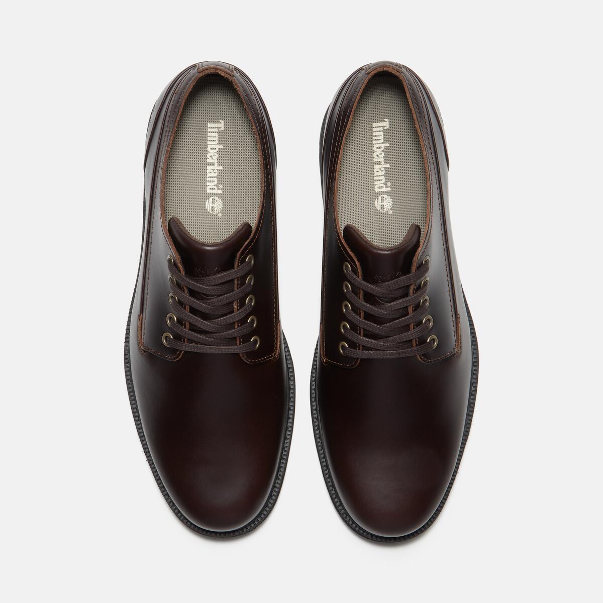 TIMBERLAND Men's Stormbucks Waterproof Oxford Dark Brown Full Grain - Image 3