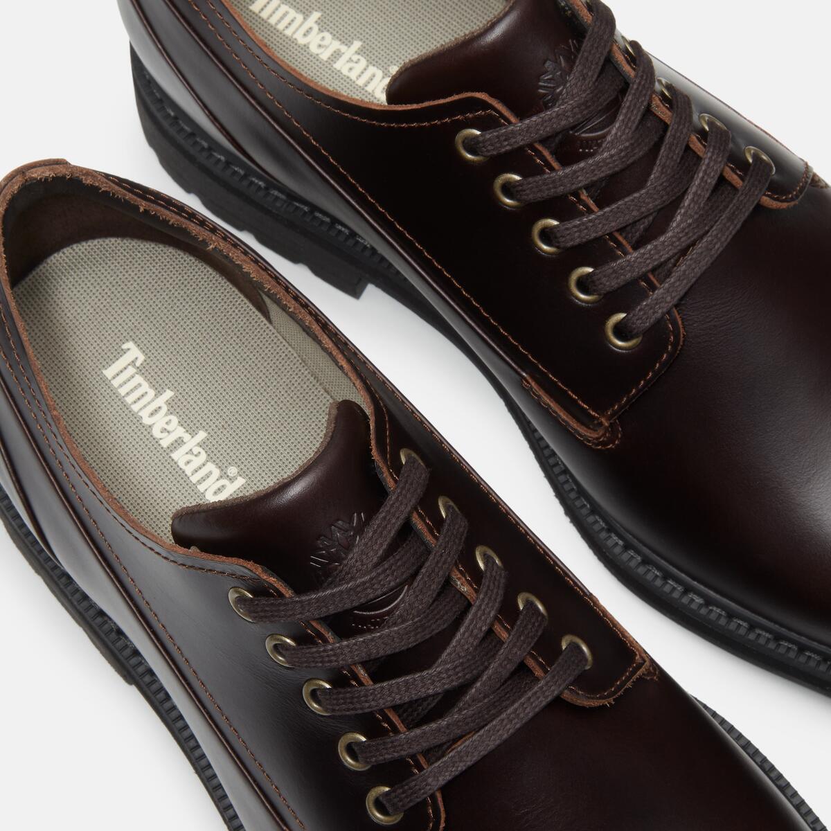 TIMBERLAND Men's Stormbucks Waterproof Oxford Dark Brown Full Grain - Image 7