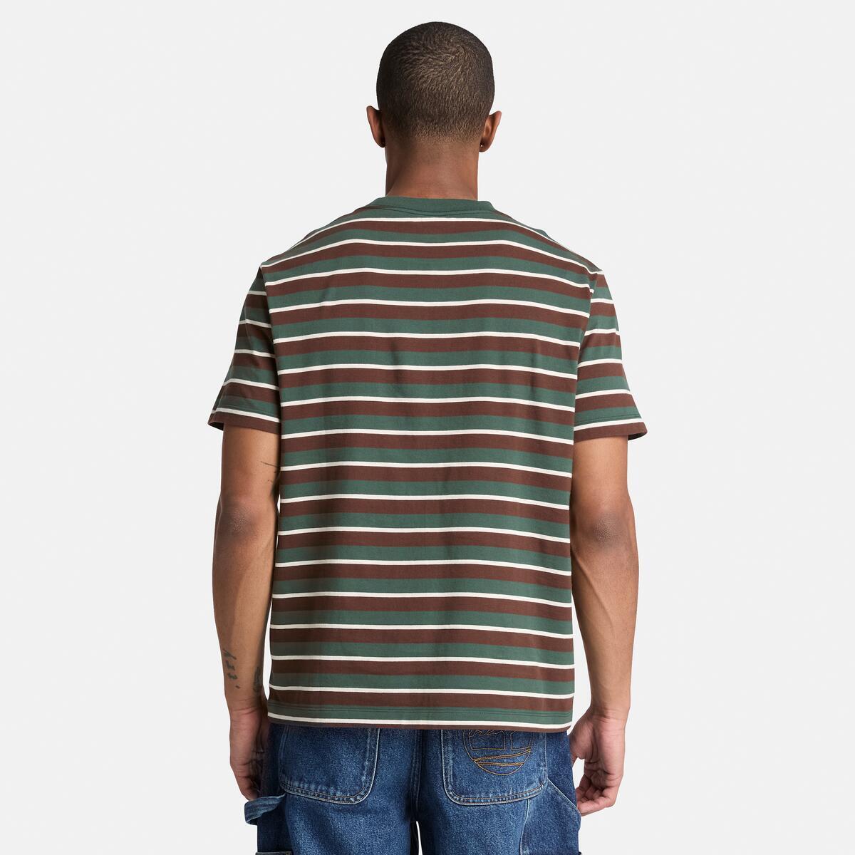 TIMBERLAND Men's Stripe Tee Sycamore Yd - Image 3