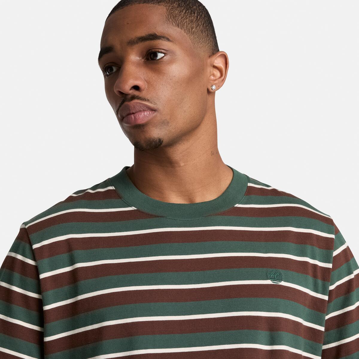 TIMBERLAND Men's Stripe Tee Sycamore Yd - Image 4