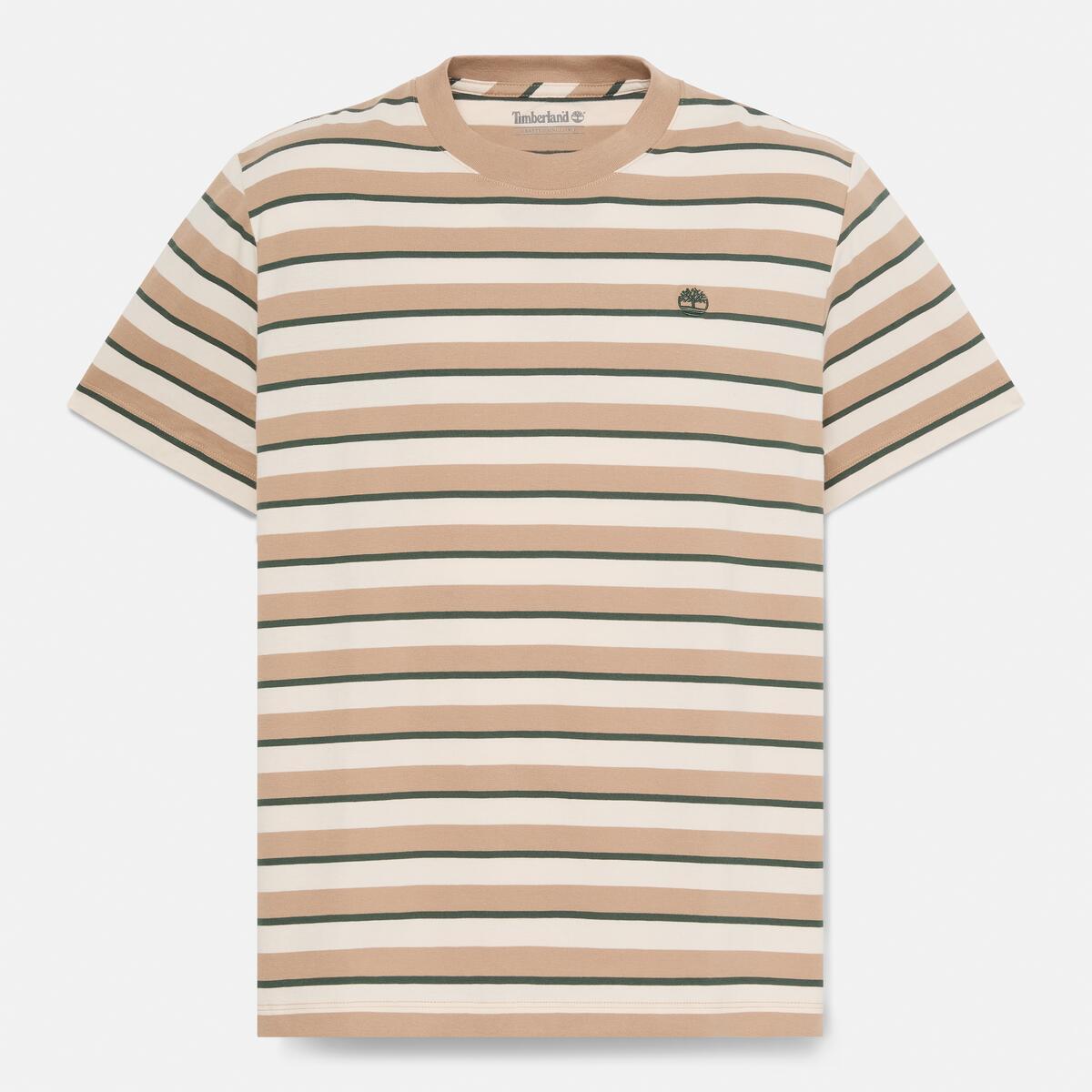 TIMBERLAND Men's Stripe Tee Tannin Yd - Image 5