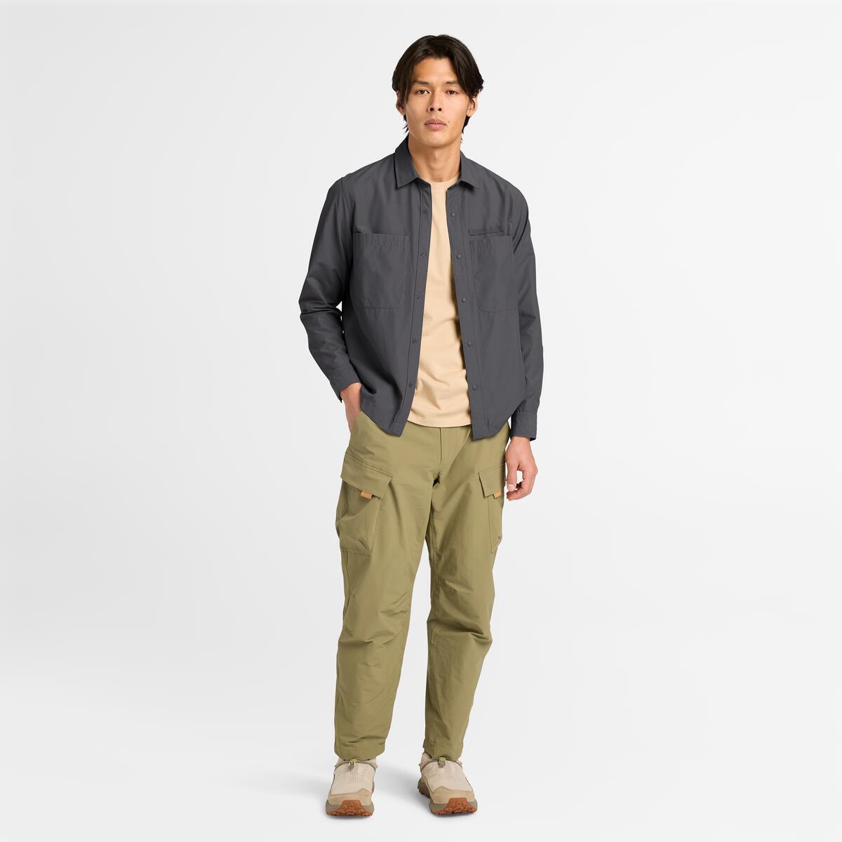TIMBERLAND Men's Timberchill Shirt Blackened Pearl - Image 2