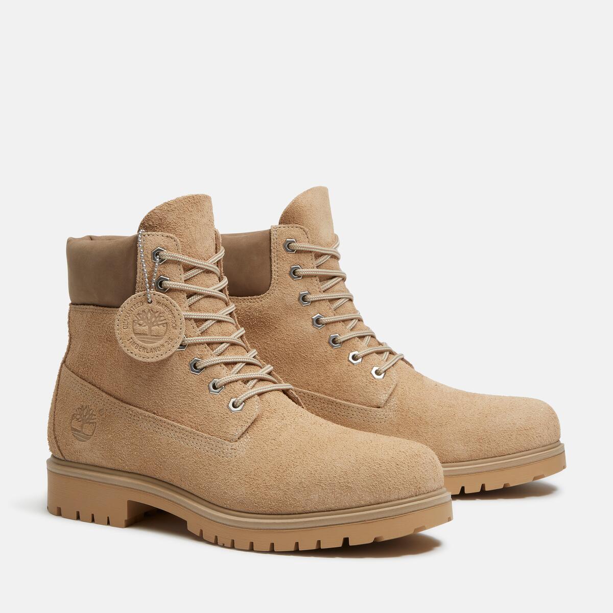 TIMBERLAND Men's Timberland 25 6-Inch Waterproof Boot Natural Suede - Image 2