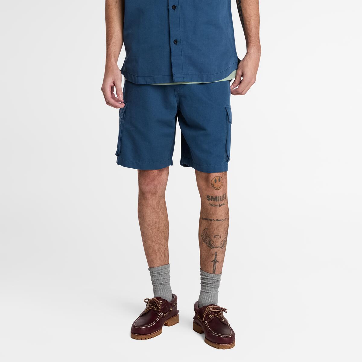 TIMBERLAND Men's Utility Short Dark Denim - Image 1