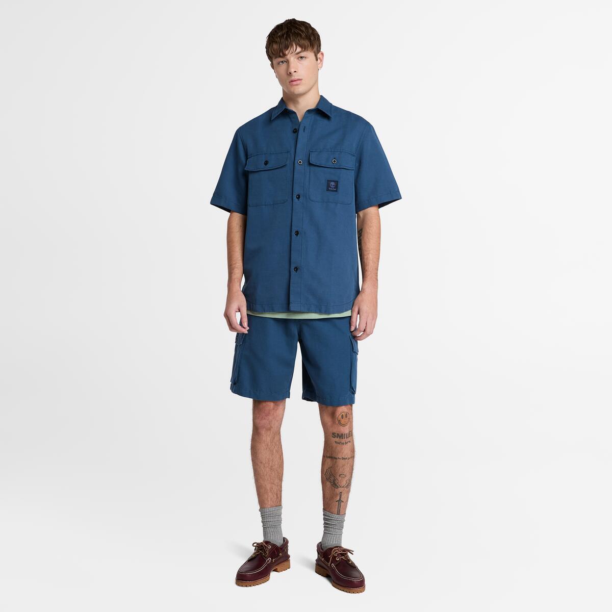 TIMBERLAND Men's Utility Short Dark Denim - Image 2