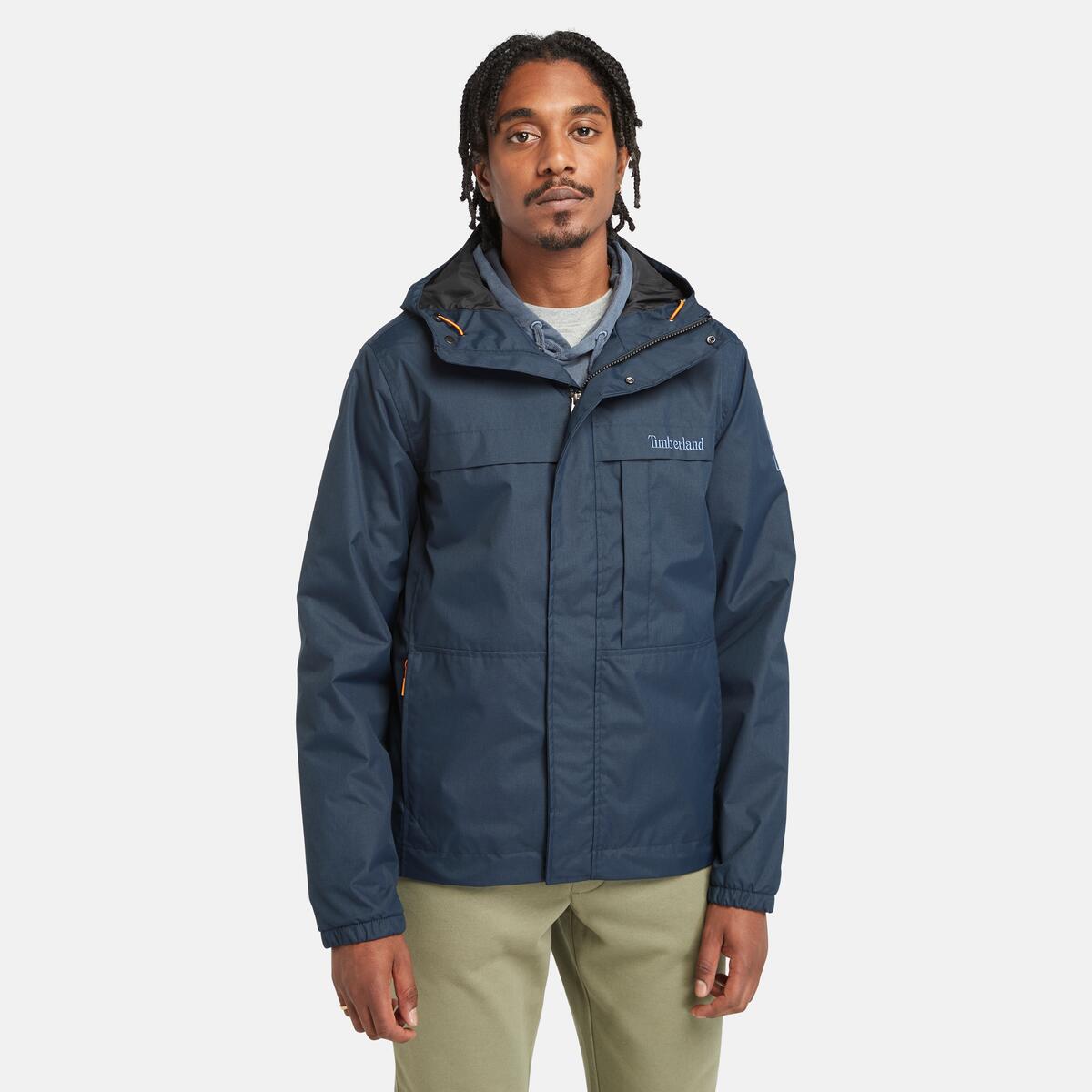 TIMBERLAND Men's Water Resistant Benton Shell Jacket Dark Sapphire - Image 1