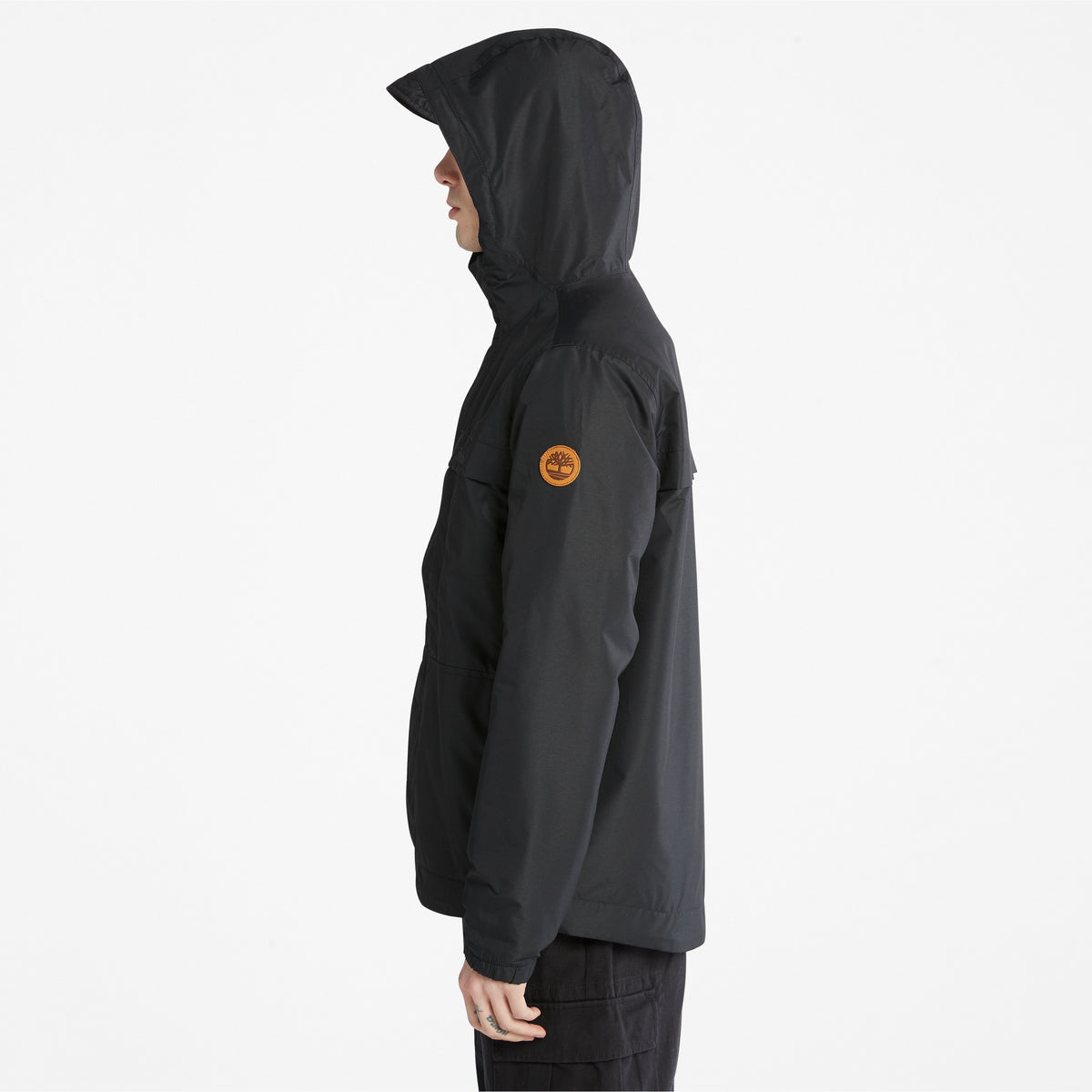 TIMBERLAND Men's Water Resistant Benton Shell Jacket Black - Image 6