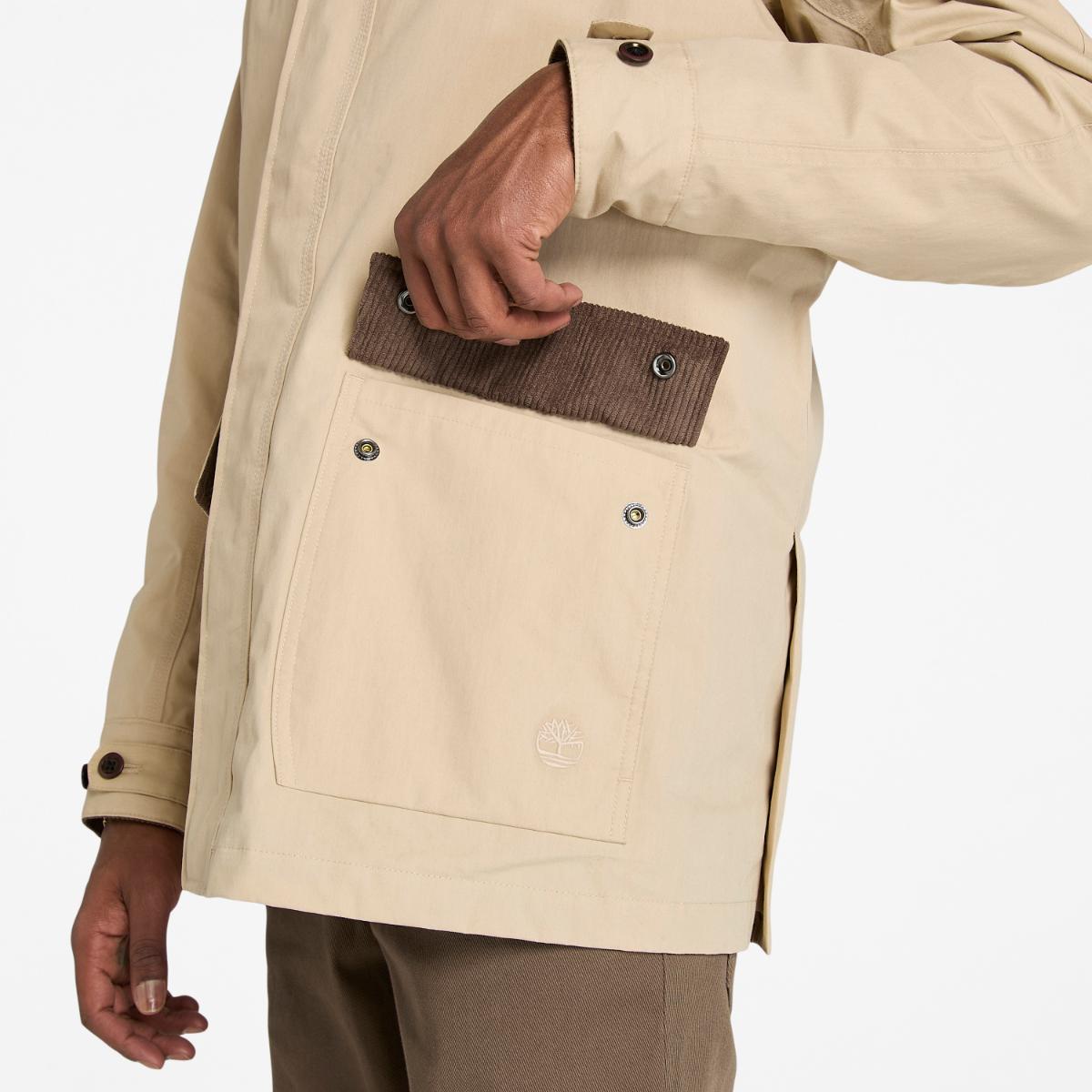 TIMBERLAND Men's Waterproof Barn Coat Safari - Image 3
