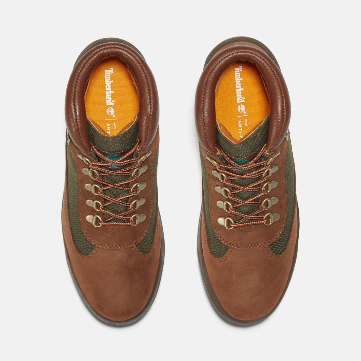 TIMBERLAND Men's Waterproof Field Boot Dark Brown Nubuck - Image 2
