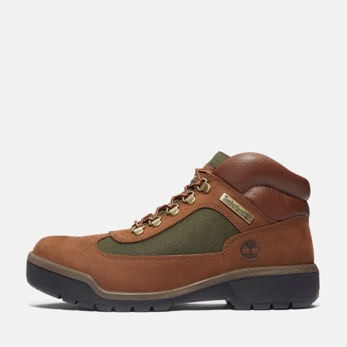 TIMBERLAND Men's Waterproof Field Boot Dark Brown Nubuck - Image 8