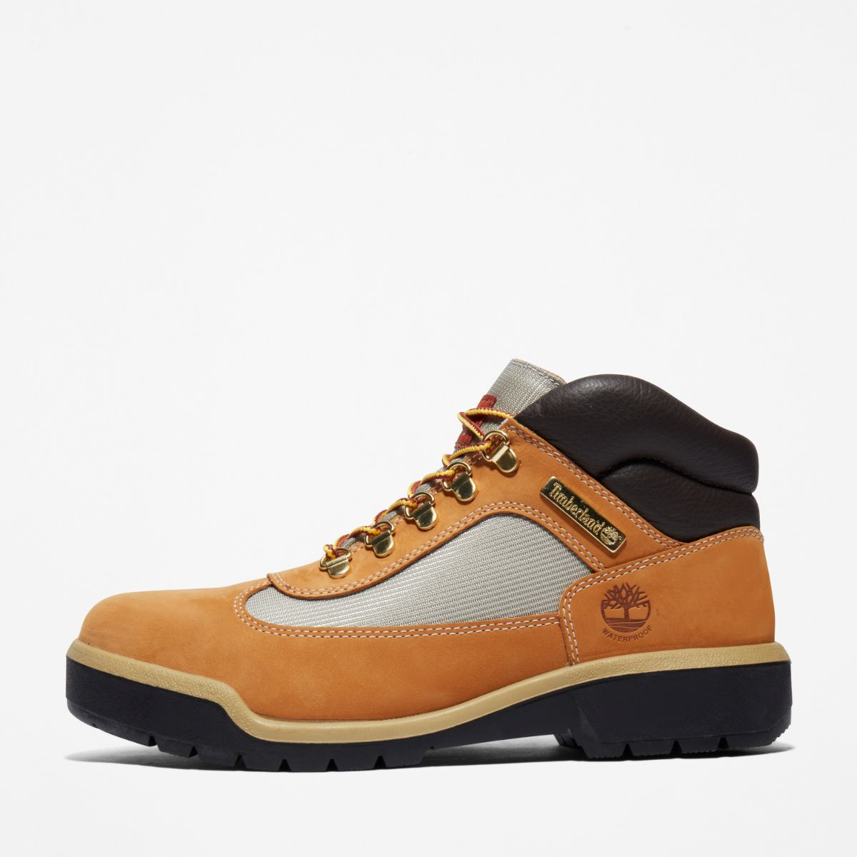 TIMBERLAND Men's Waterproof Field Boot Wheat Nubuck - Image 5