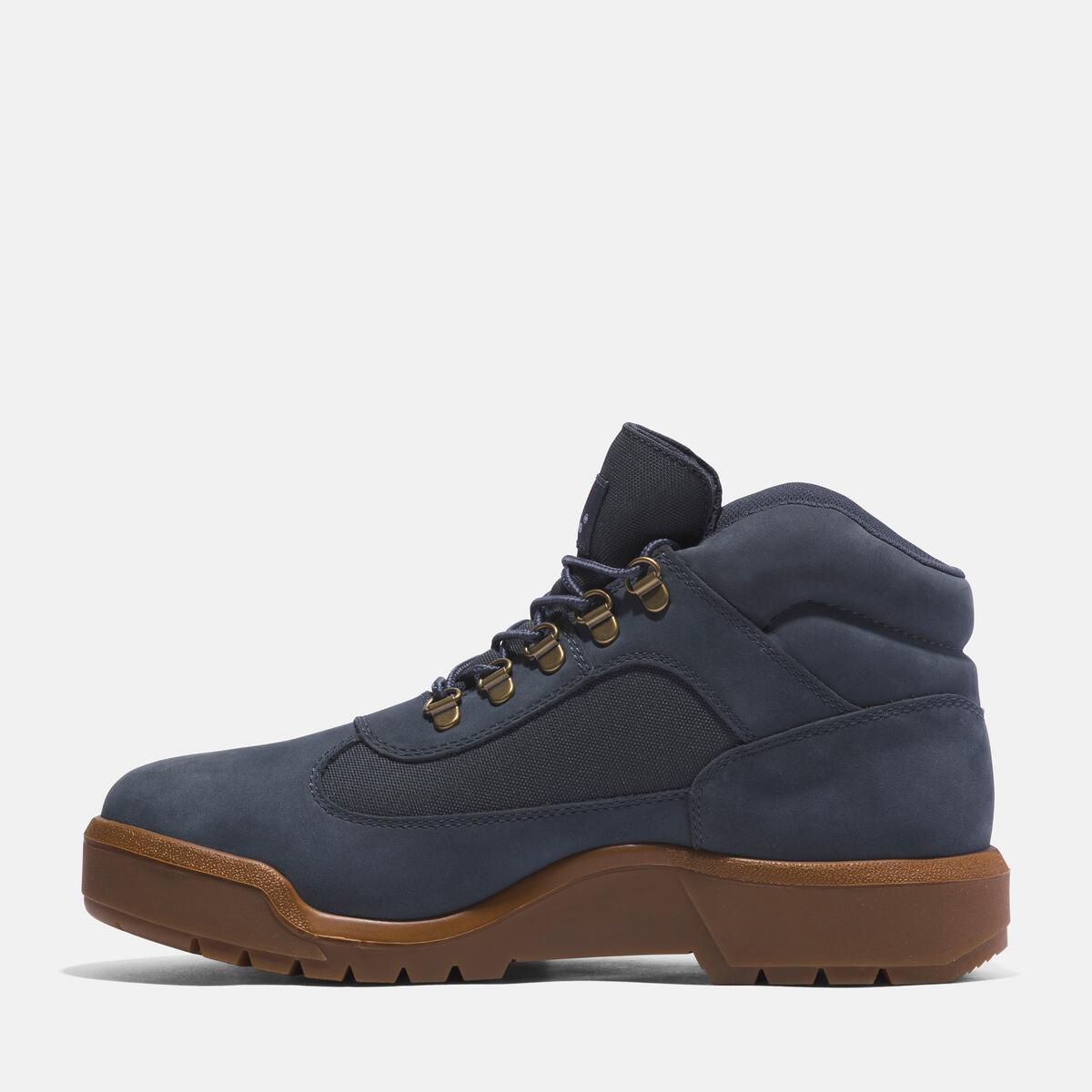 TIMBERLAND Men's Waterproof Field Boot Dark Blue Nubuck - Image 6
