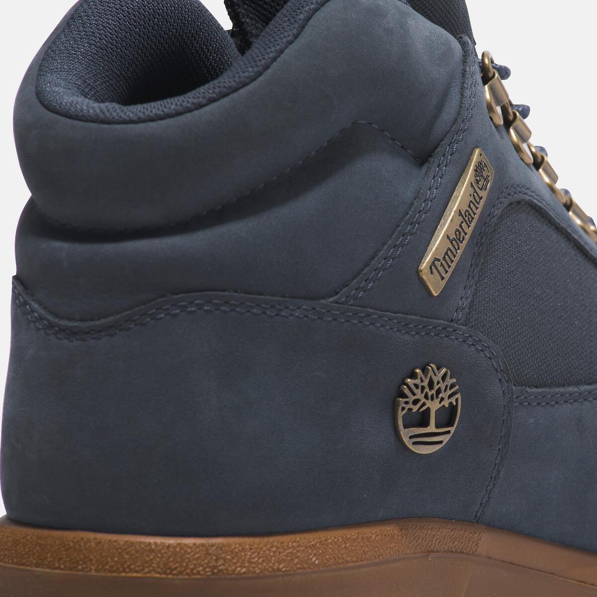TIMBERLAND Men's Waterproof Field Boot Dark Blue Nubuck - Image 7