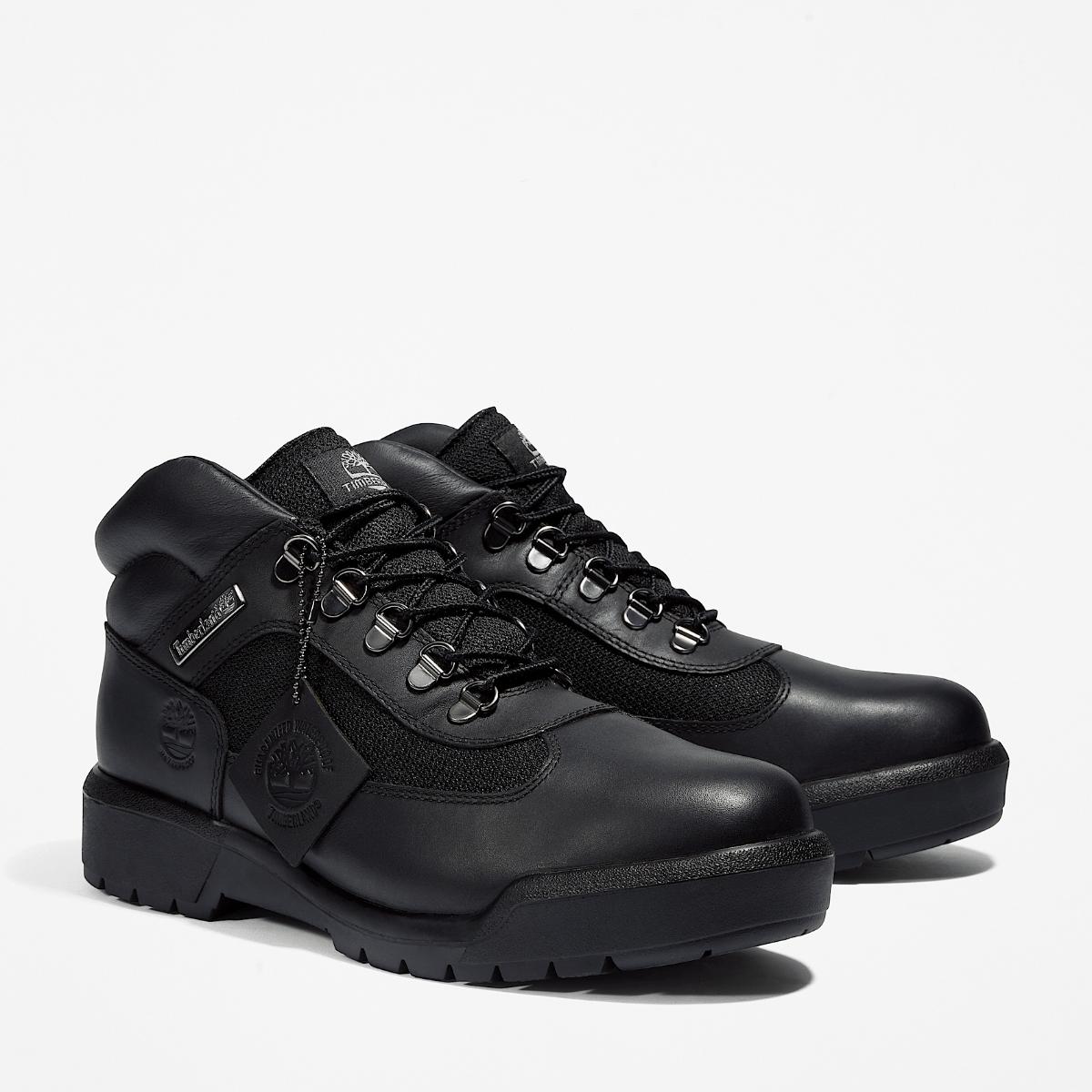 TIMBERLAND Men's Waterproof Field Boot Black - Image 2