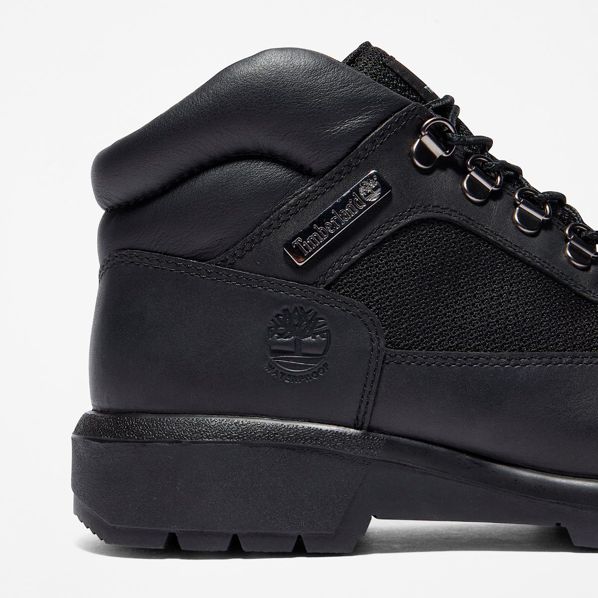 TIMBERLAND Men's Waterproof Field Boot Black - Image 6