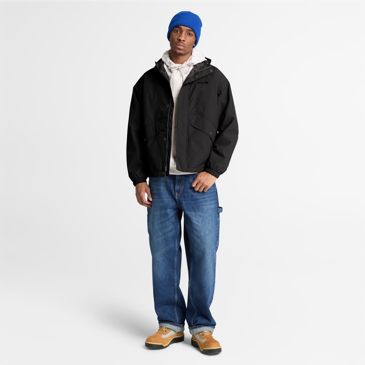 TIMBERLAND Men's Waterproof Shell Jacket Black - Image 2