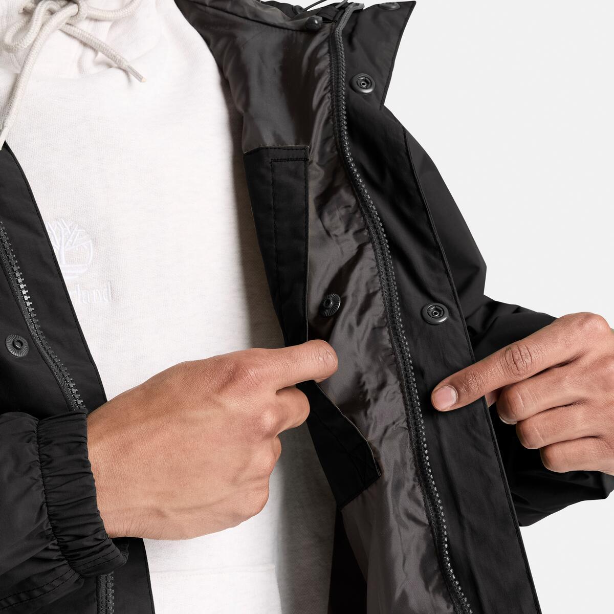 TIMBERLAND Men's Waterproof Shell Jacket Black - Image 3