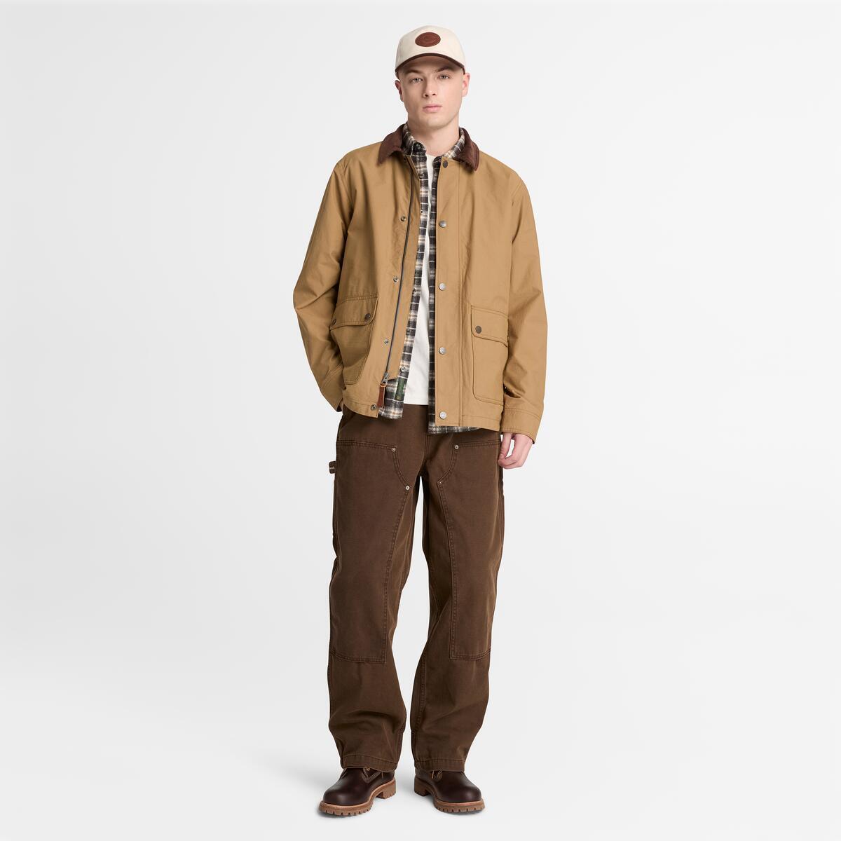 TIMBERLAND Men's Wenham DWR Field Coat Ermine - Image 2