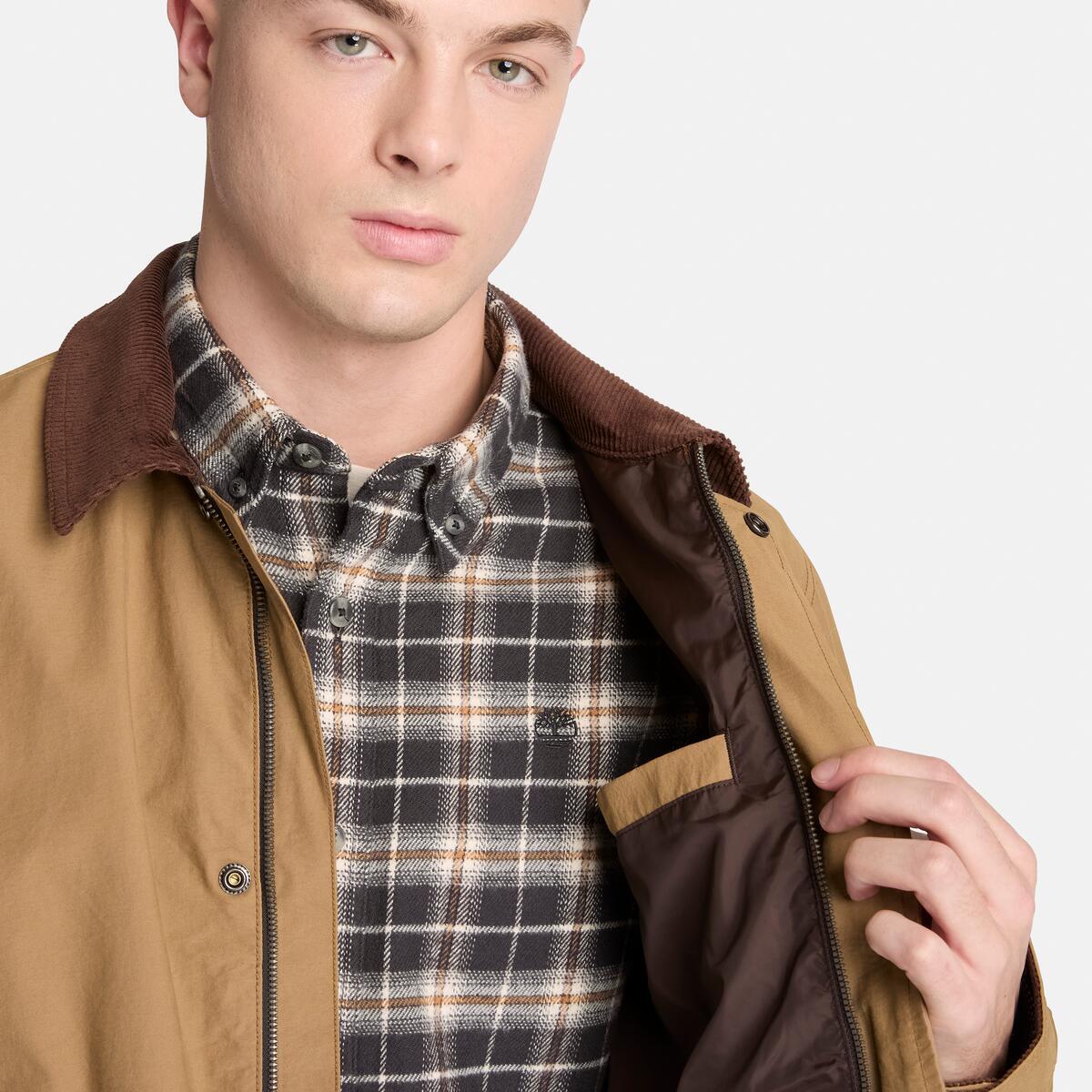 TIMBERLAND Men's Wenham DWR Field Coat Ermine - Image 3