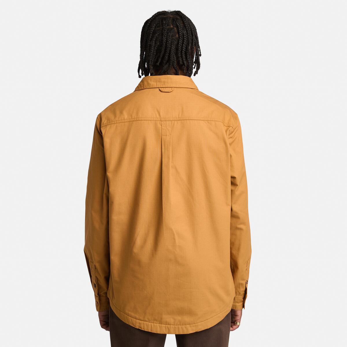 TIMBERLAND Men's Windham Fleece Overshirt Wheat Boot - Image 5