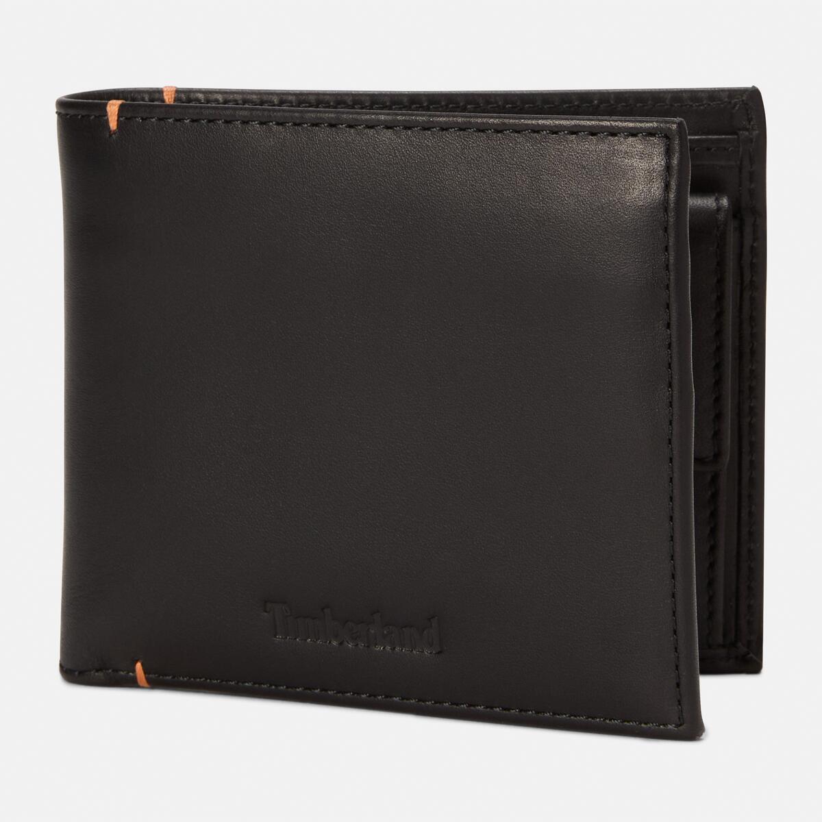 TIMBERLAND Riverton Leather Bi-Fold Wallet Black - Image 1