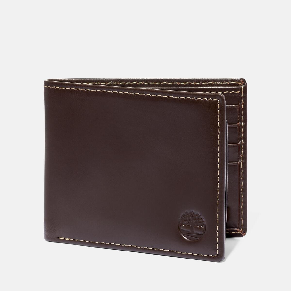 TIMBERLAND Smooth Leather Wallet Brown - Image 1
