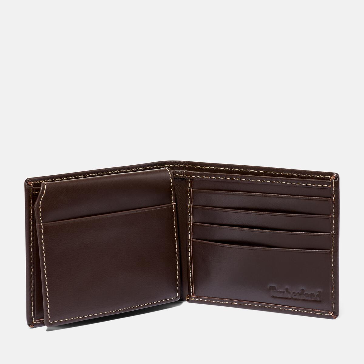 TIMBERLAND Smooth Leather Wallet Brown - Image 2