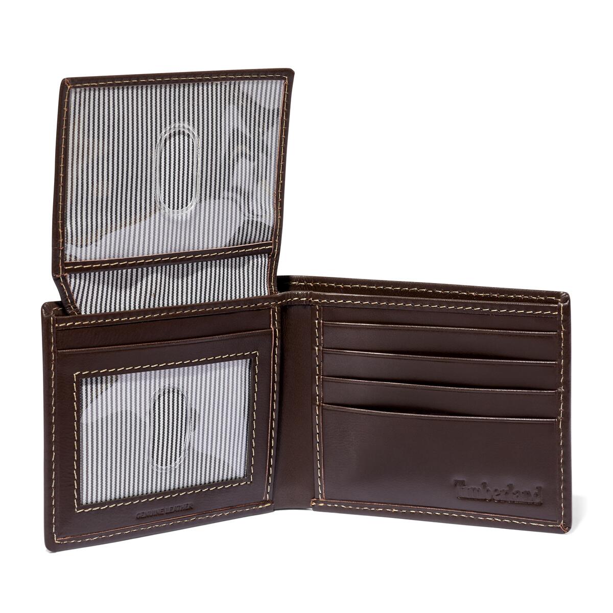 TIMBERLAND Smooth Leather Wallet Brown - Image 3
