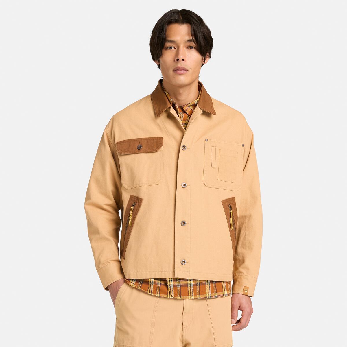 TIMBERLAND Tokyo Design Collective Chore Jacket Light Wheat Boot - Image 4